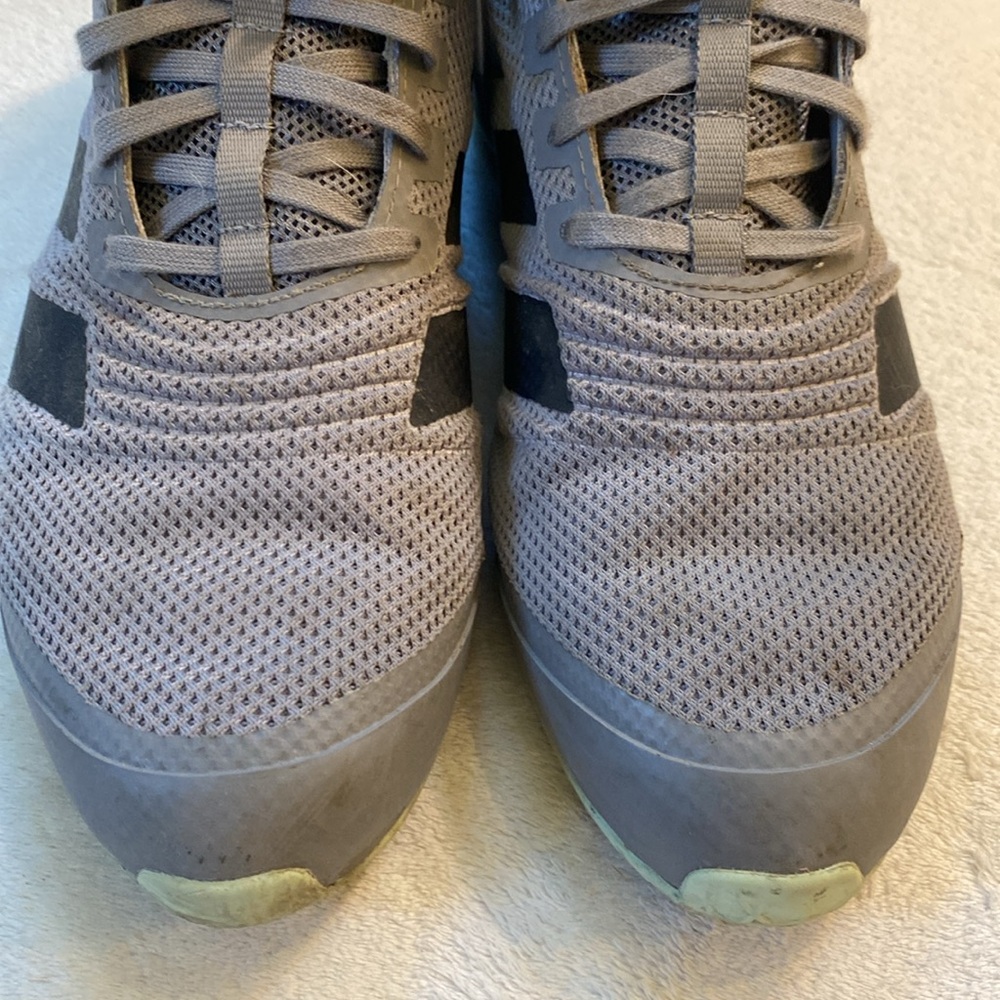 Adidas Speedex men’s gray black boxing high top shoes Sz 10 - Picture 3 of 11